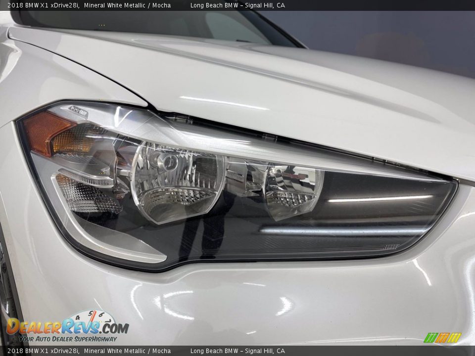 2018 BMW X1 xDrive28i Mineral White Metallic / Mocha Photo #7