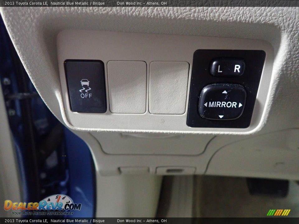 2013 Toyota Corolla LE Nautical Blue Metallic / Bisque Photo #30