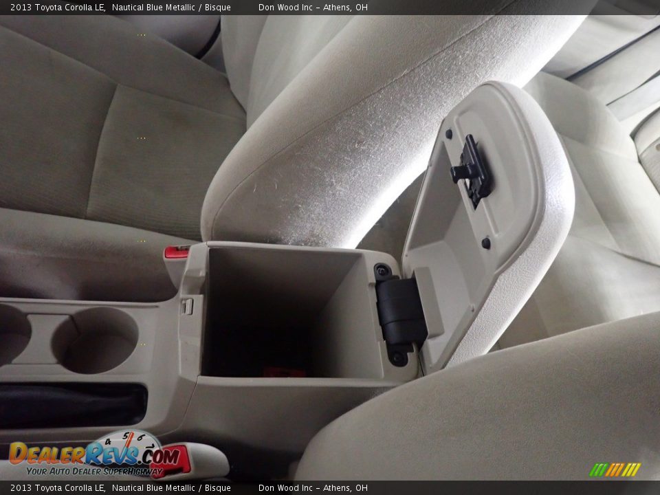 2013 Toyota Corolla LE Nautical Blue Metallic / Bisque Photo #32