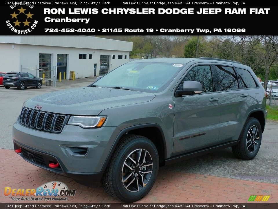 2021 Jeep Grand Cherokee Trailhawk 4x4 Sting-Gray / Black Photo #1