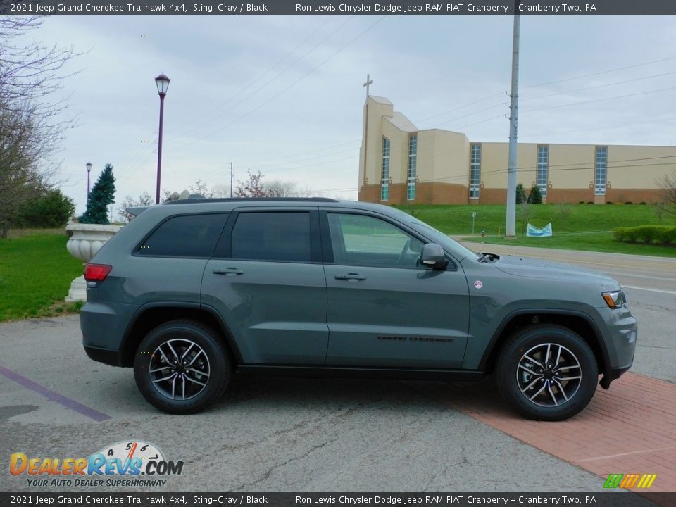 2021 Jeep Grand Cherokee Trailhawk 4x4 Sting-Gray / Black Photo #4