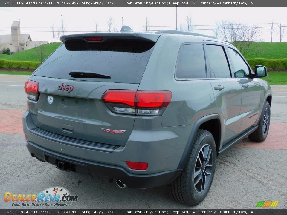 2021 Jeep Grand Cherokee Trailhawk 4x4 Sting-Gray / Black Photo #5