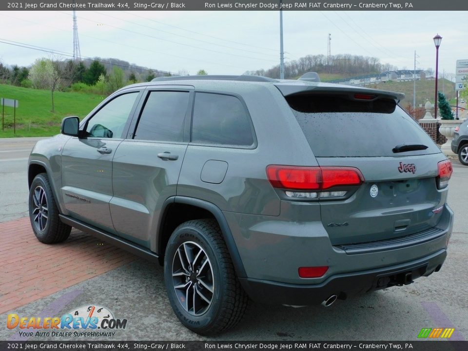 2021 Jeep Grand Cherokee Trailhawk 4x4 Sting-Gray / Black Photo #8