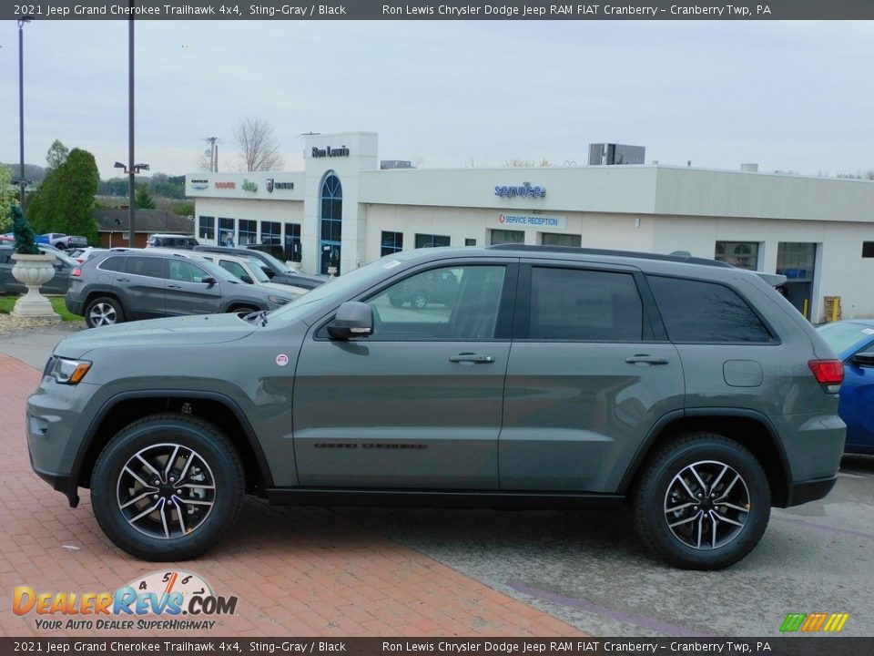 2021 Jeep Grand Cherokee Trailhawk 4x4 Sting-Gray / Black Photo #9