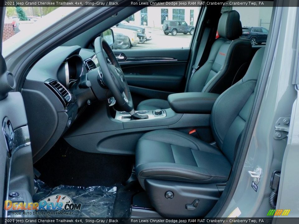 Front Seat of 2021 Jeep Grand Cherokee Trailhawk 4x4 Photo #11