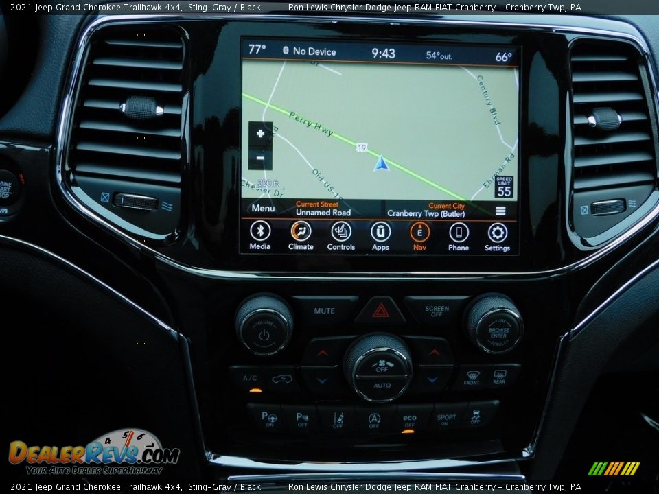 Navigation of 2021 Jeep Grand Cherokee Trailhawk 4x4 Photo #16