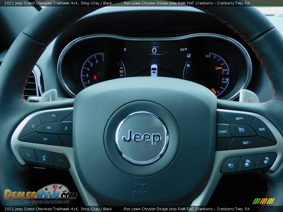 2021 Jeep Grand Cherokee Trailhawk 4x4 Steering Wheel Photo #20