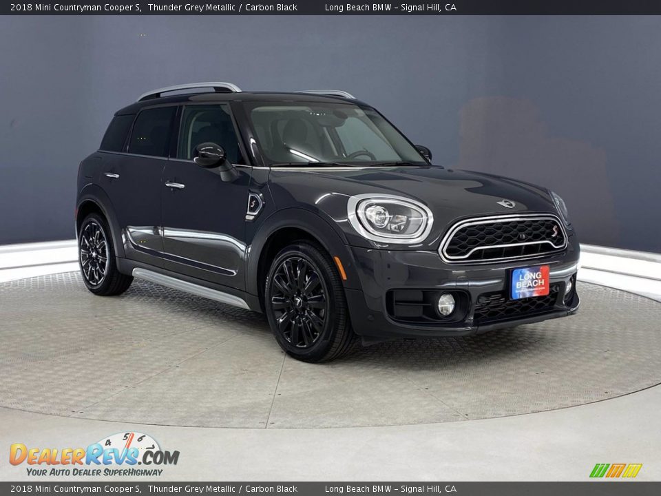 2018 Mini Countryman Cooper S Thunder Grey Metallic / Carbon Black Photo #1