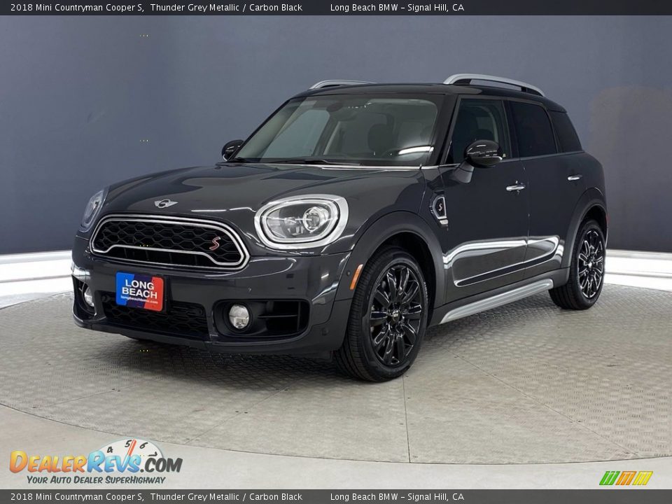 2018 Mini Countryman Cooper S Thunder Grey Metallic / Carbon Black Photo #3