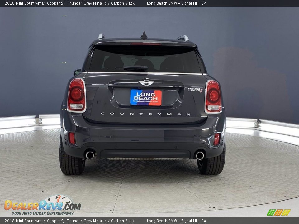 2018 Mini Countryman Cooper S Thunder Grey Metallic / Carbon Black Photo #4