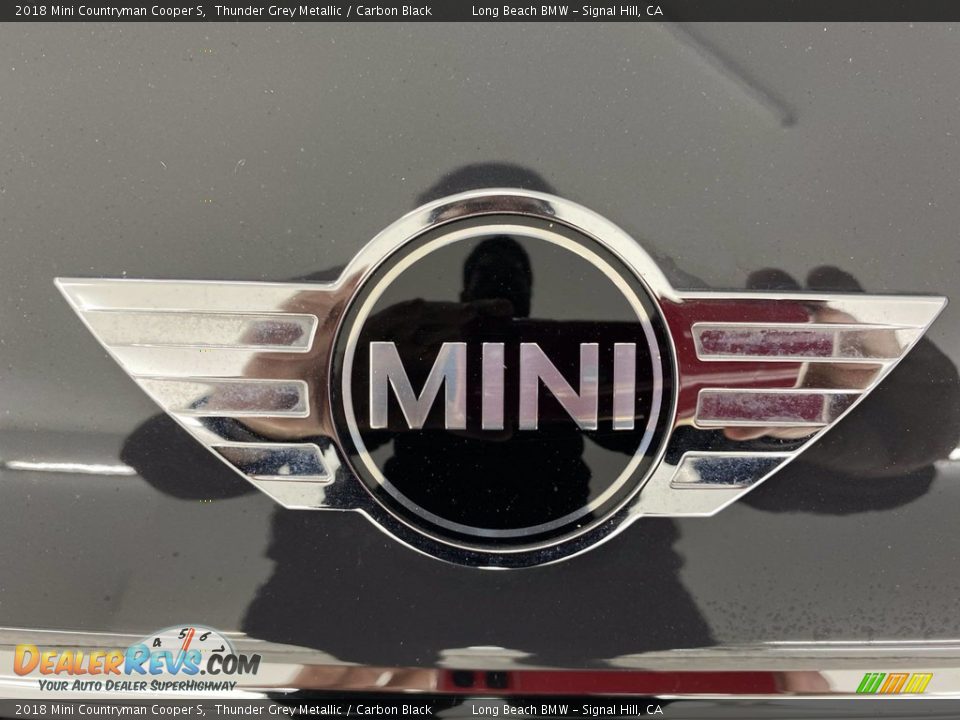 2018 Mini Countryman Cooper S Thunder Grey Metallic / Carbon Black Photo #8