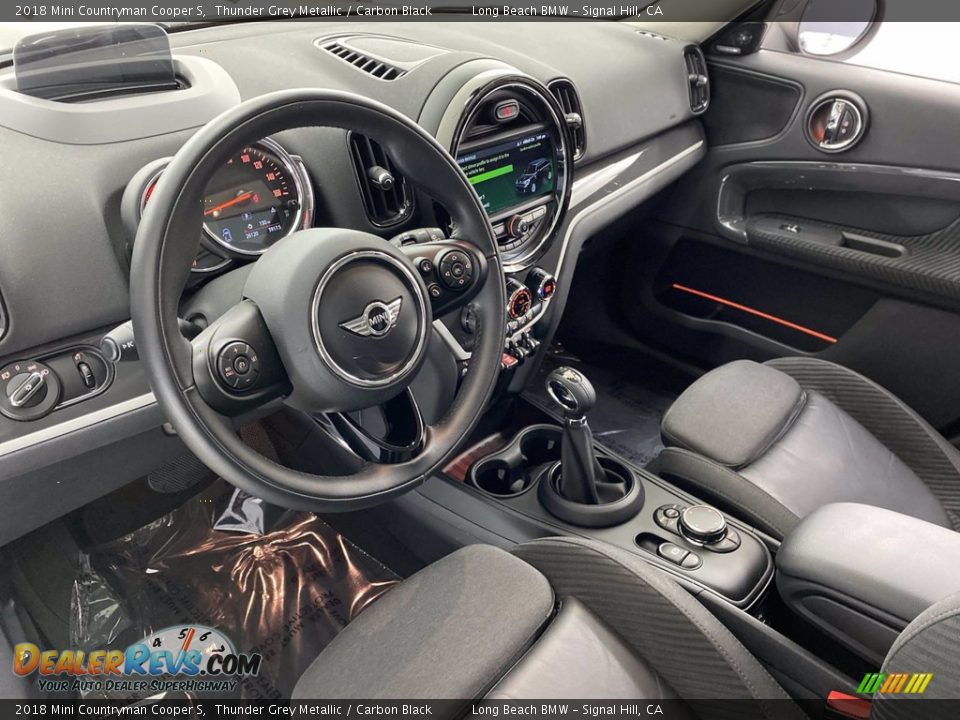 2018 Mini Countryman Cooper S Thunder Grey Metallic / Carbon Black Photo #17