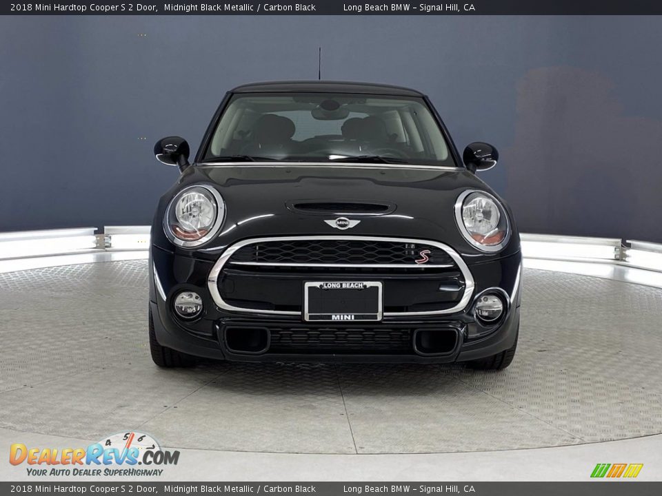 2018 Mini Hardtop Cooper S 2 Door Midnight Black Metallic / Carbon Black Photo #2