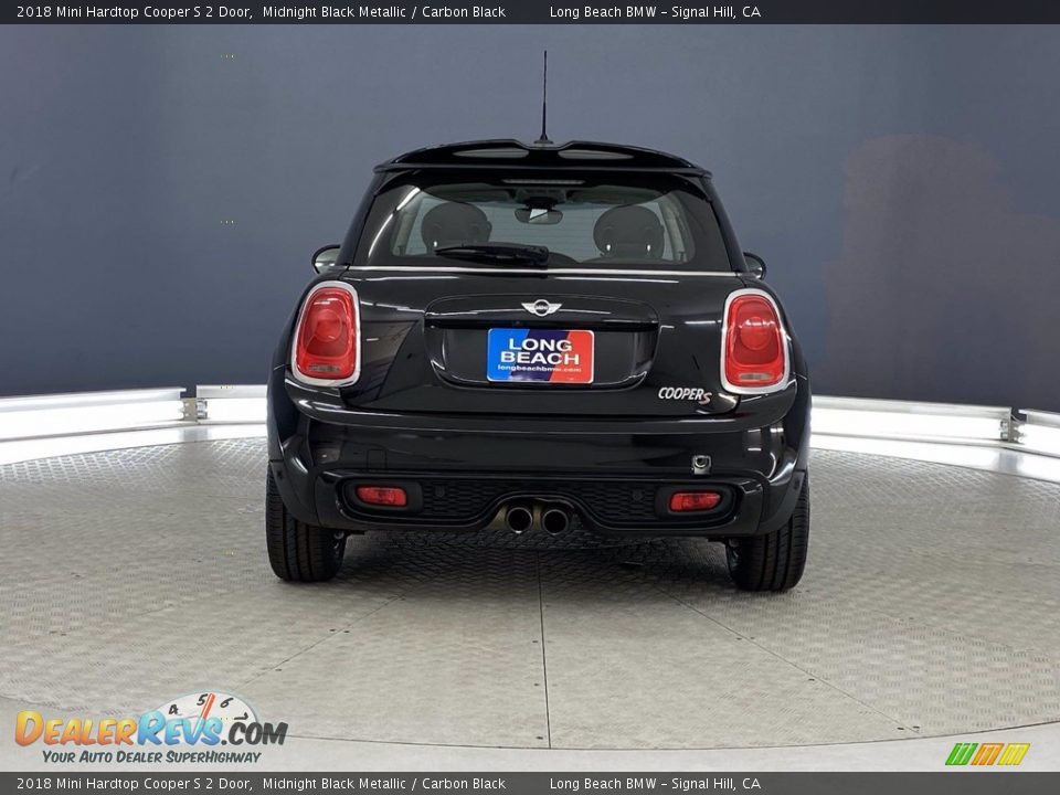 2018 Mini Hardtop Cooper S 2 Door Midnight Black Metallic / Carbon Black Photo #4