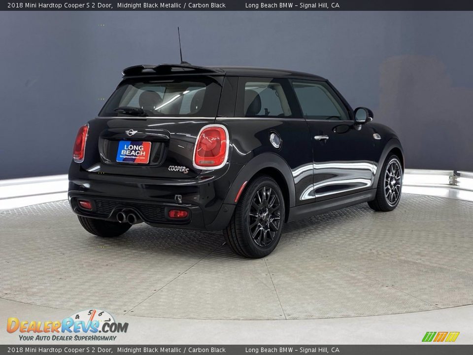 2018 Mini Hardtop Cooper S 2 Door Midnight Black Metallic / Carbon Black Photo #5