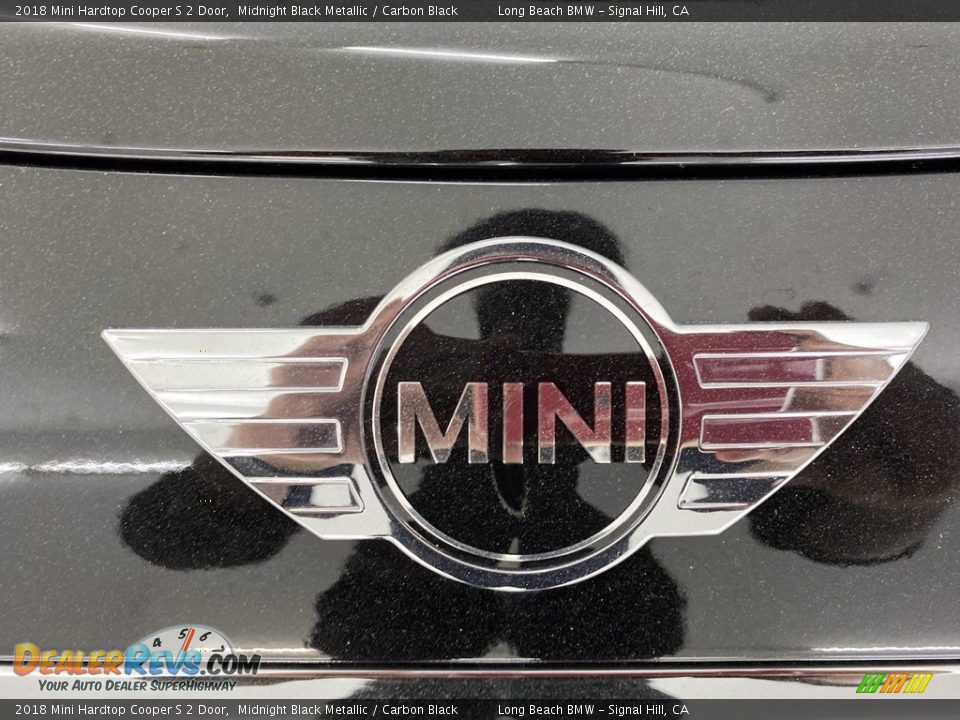 2018 Mini Hardtop Cooper S 2 Door Midnight Black Metallic / Carbon Black Photo #8