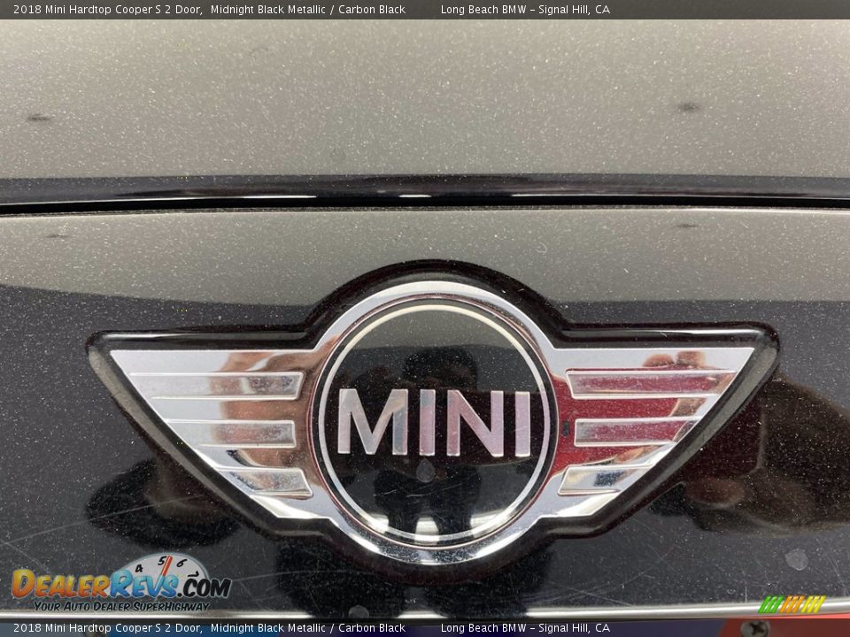 2018 Mini Hardtop Cooper S 2 Door Midnight Black Metallic / Carbon Black Photo #10