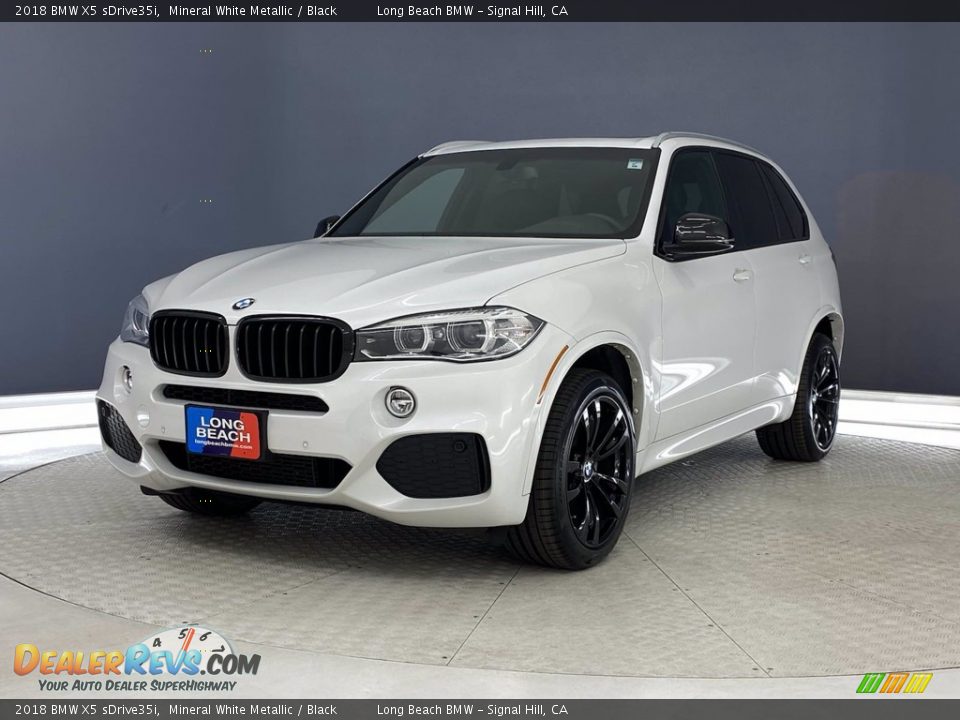 2018 BMW X5 sDrive35i Mineral White Metallic / Black Photo #3