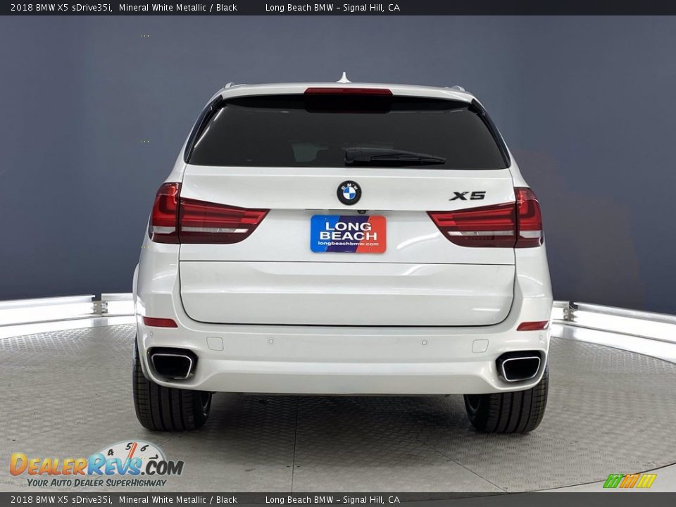 2018 BMW X5 sDrive35i Mineral White Metallic / Black Photo #4