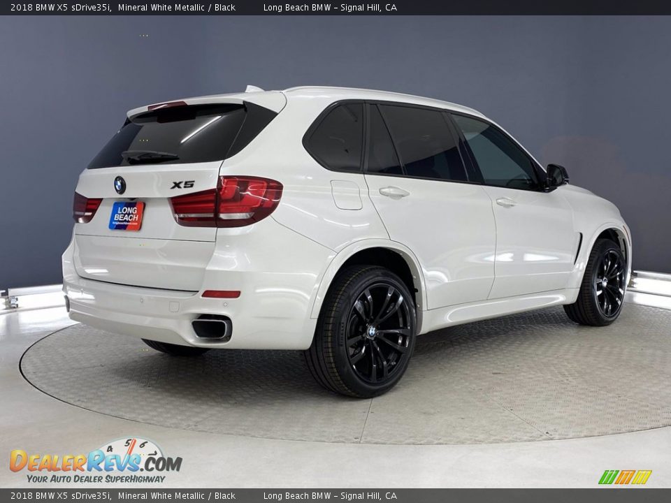 2018 BMW X5 sDrive35i Mineral White Metallic / Black Photo #5