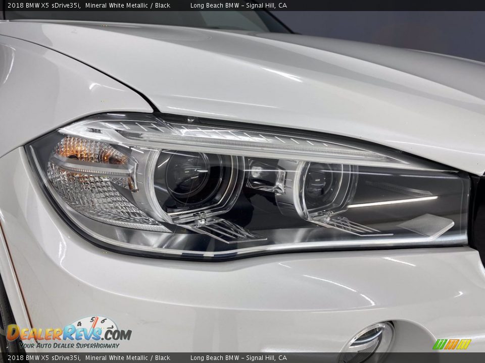 2018 BMW X5 sDrive35i Mineral White Metallic / Black Photo #7