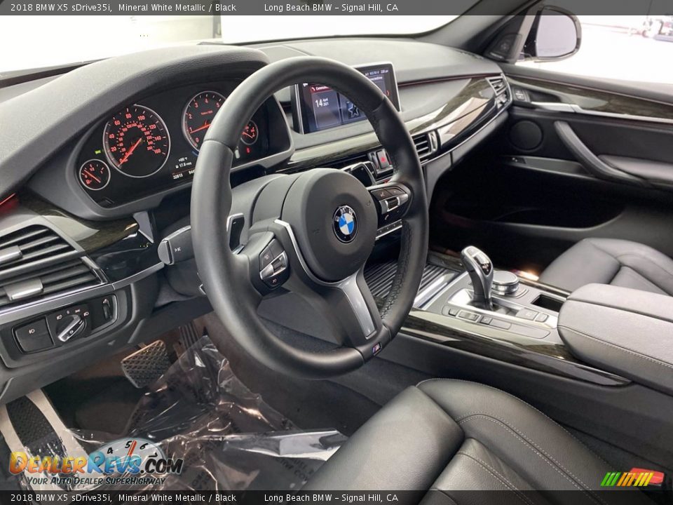 2018 BMW X5 sDrive35i Mineral White Metallic / Black Photo #16