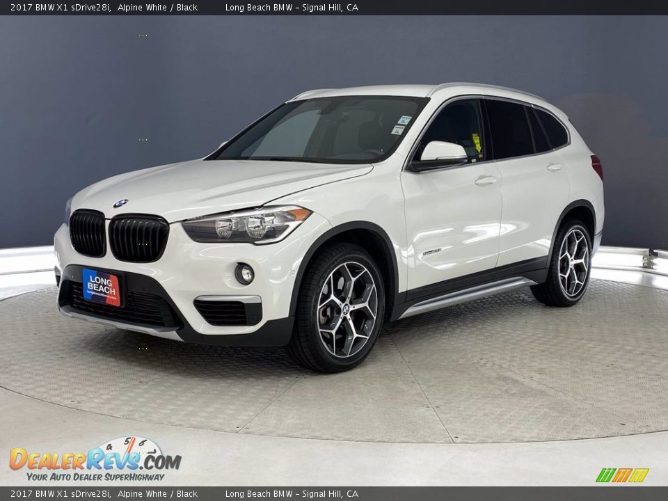 2017 BMW X1 sDrive28i Alpine White / Black Photo #3