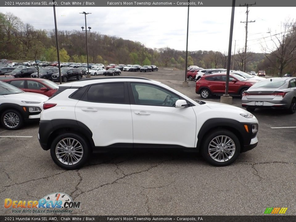 2021 Hyundai Kona SEL AWD Chalk White / Black Photo #1