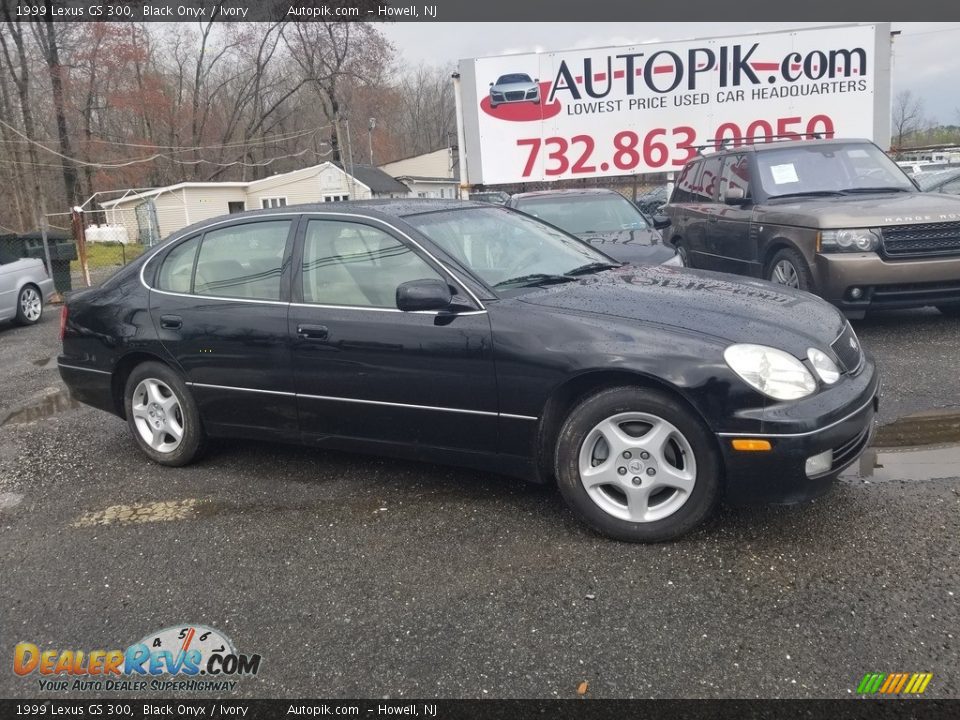 1999 Lexus GS 300 Black Onyx / Ivory Photo #1