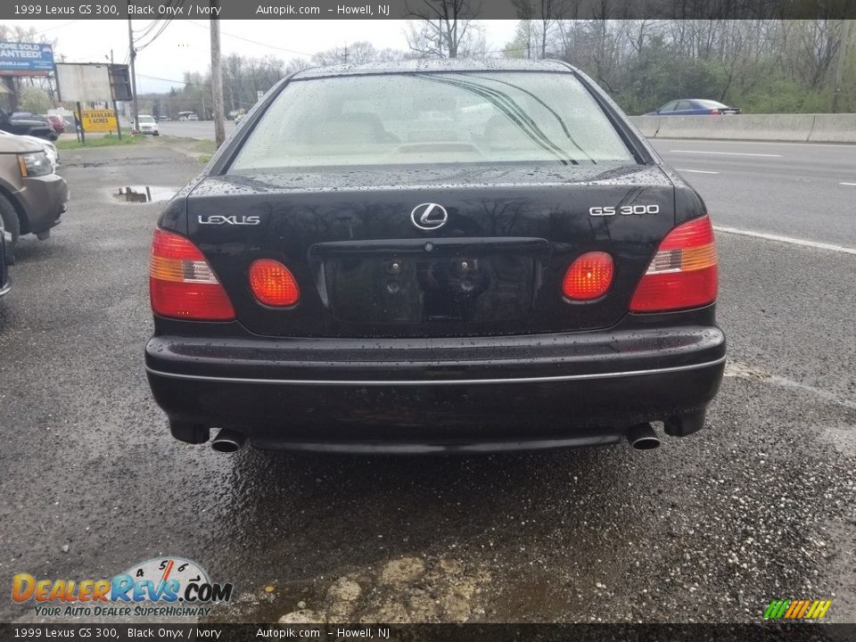 1999 Lexus GS 300 Black Onyx / Ivory Photo #4