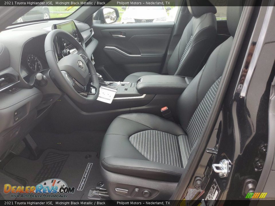 2021 Toyota Highlander XSE Midnight Black Metallic / Black Photo #4