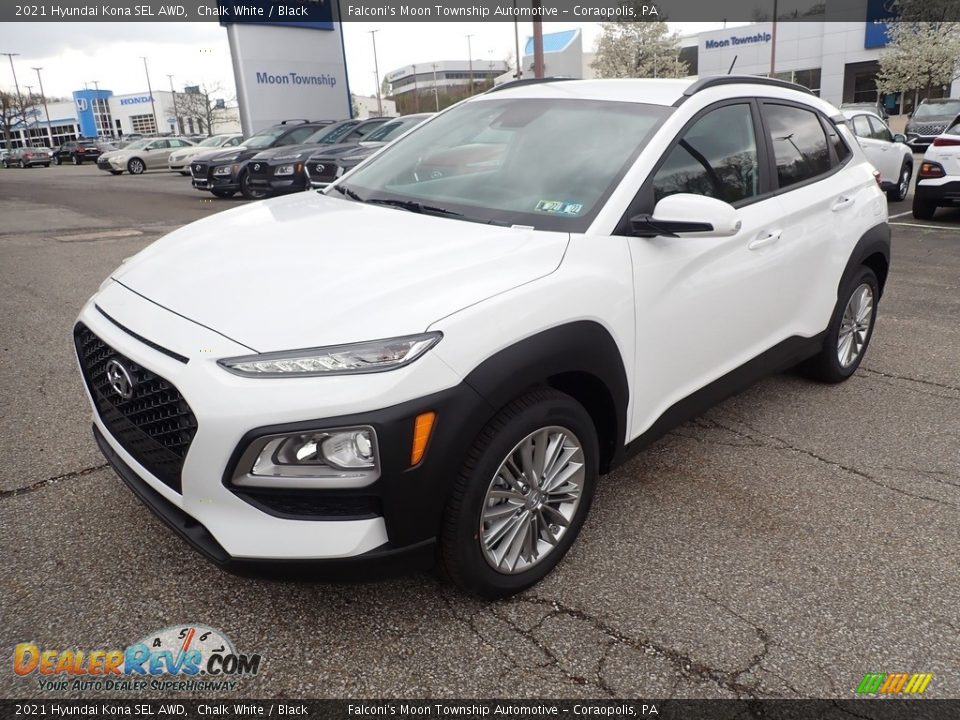 2021 Hyundai Kona SEL AWD Chalk White / Black Photo #5