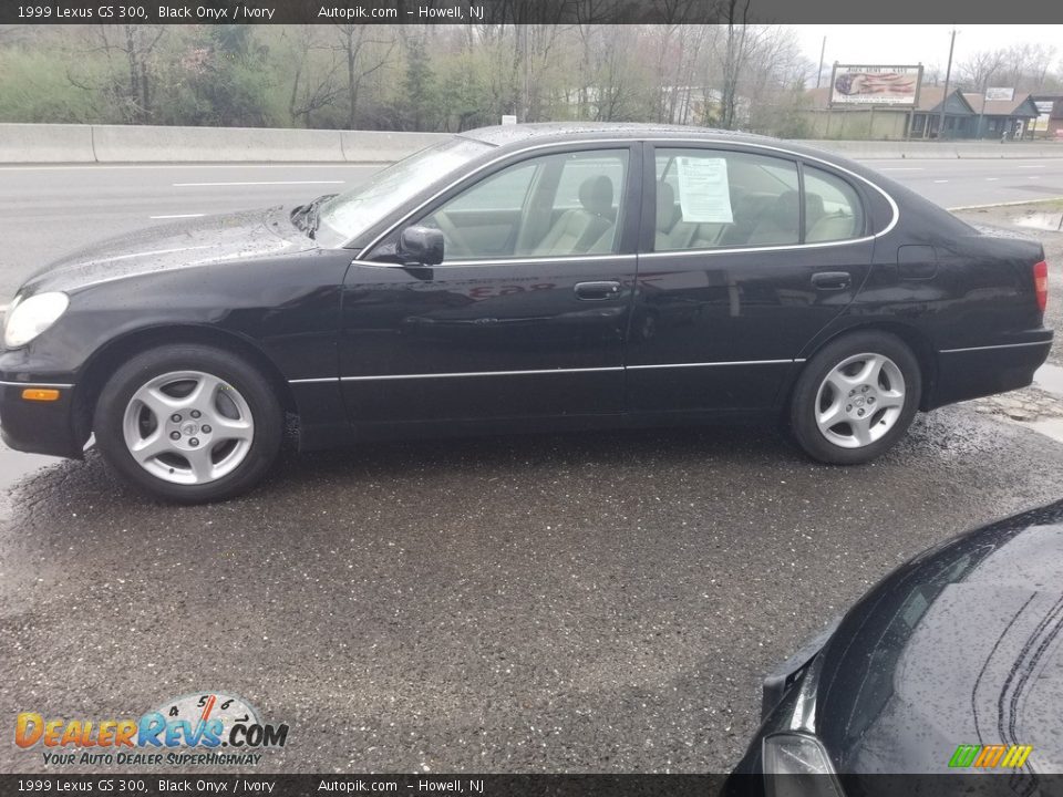 1999 Lexus GS 300 Black Onyx / Ivory Photo #6