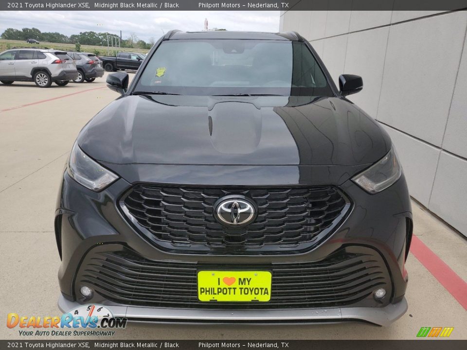2021 Toyota Highlander XSE Midnight Black Metallic / Black Photo #9