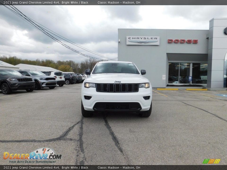 2021 Jeep Grand Cherokee Limited 4x4 Bright White / Black Photo #10