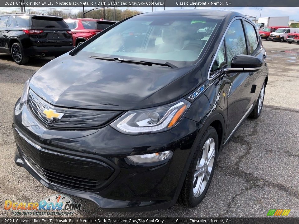 Mosaic Black Metallic 2021 Chevrolet Bolt EV LT Photo #1