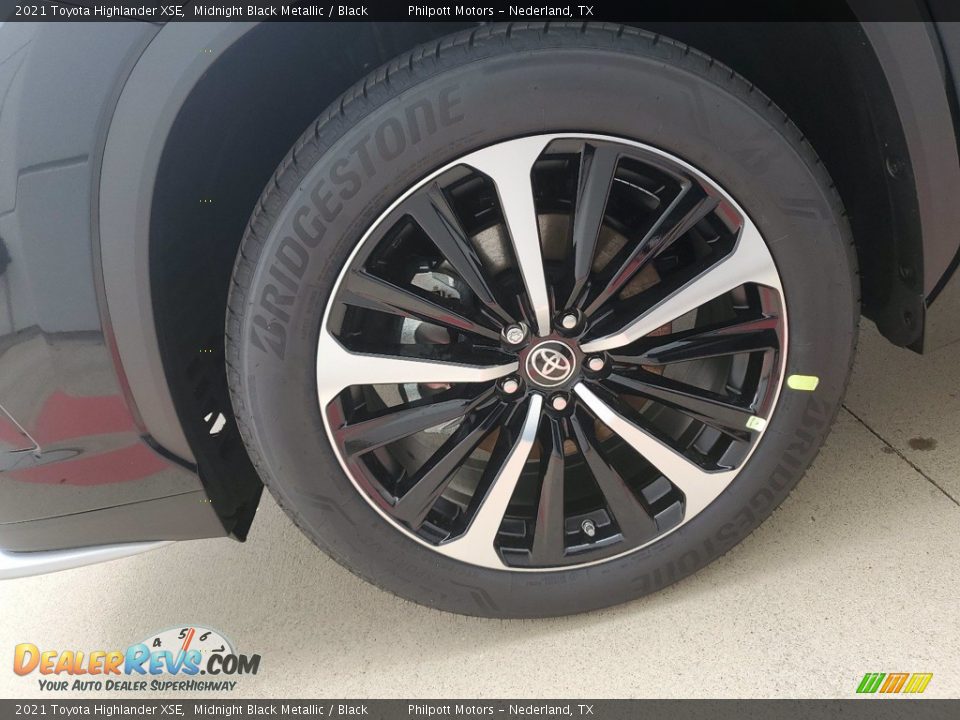 2021 Toyota Highlander XSE Midnight Black Metallic / Black Photo #10
