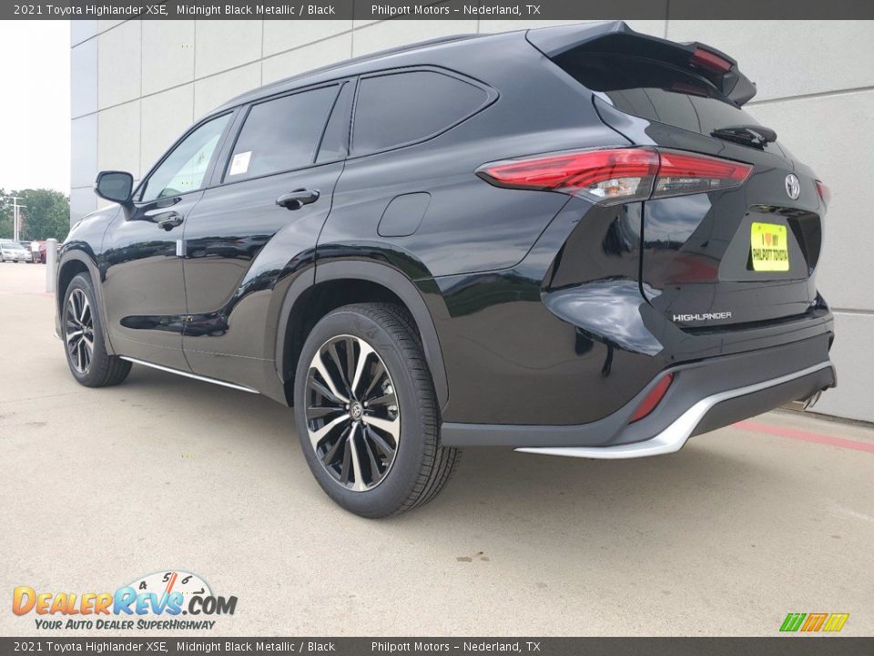 2021 Toyota Highlander XSE Midnight Black Metallic / Black Photo #11