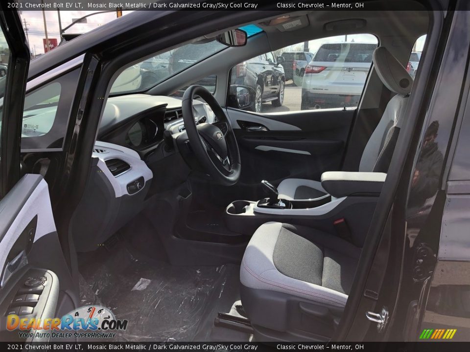 Dark Galvanized Gray/Sky Cool Gray Interior - 2021 Chevrolet Bolt EV LT Photo #5