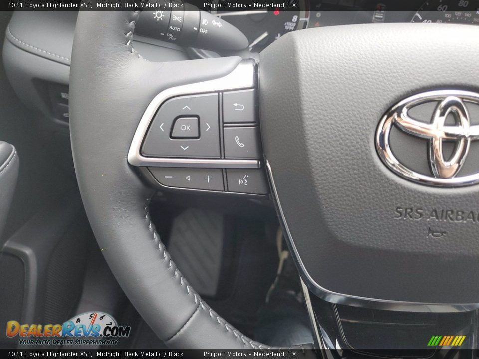 2021 Toyota Highlander XSE Midnight Black Metallic / Black Photo #16
