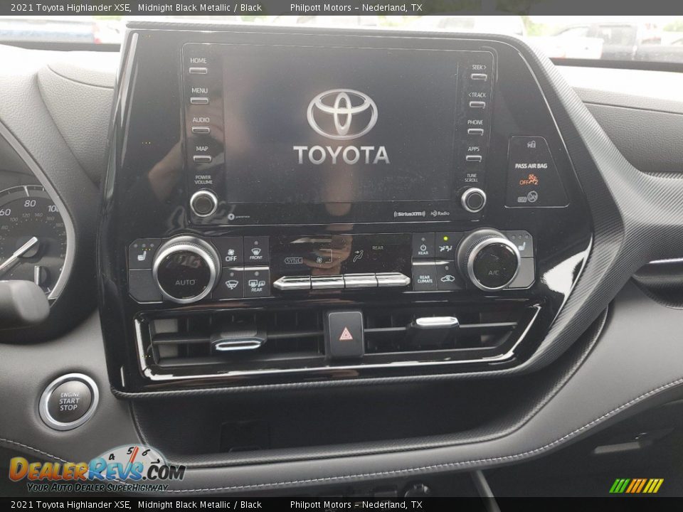 2021 Toyota Highlander XSE Midnight Black Metallic / Black Photo #18