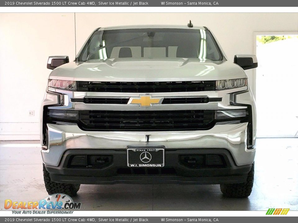 2019 Chevrolet Silverado 1500 LT Crew Cab 4WD Silver Ice Metallic / Jet Black Photo #2