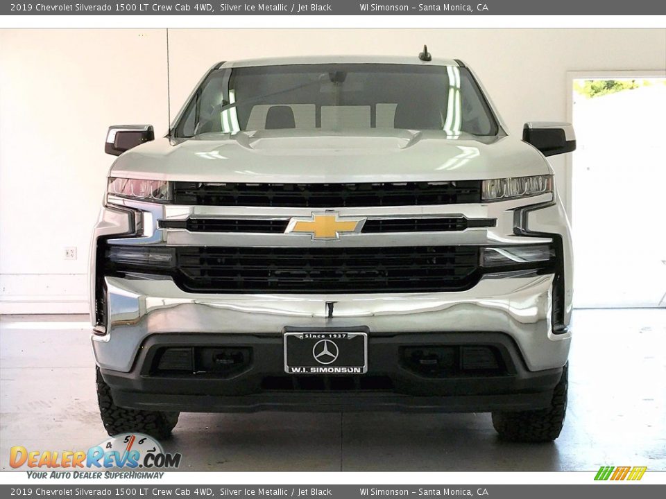 2019 Chevrolet Silverado 1500 LT Crew Cab 4WD Silver Ice Metallic / Jet Black Photo #2