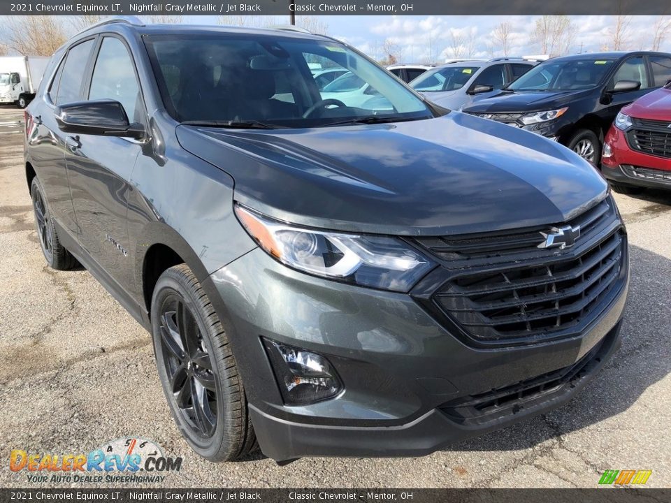 2021 Chevrolet Equinox LT Nightfall Gray Metallic / Jet Black Photo #2