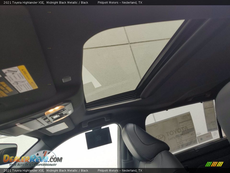 2021 Toyota Highlander XSE Midnight Black Metallic / Black Photo #21