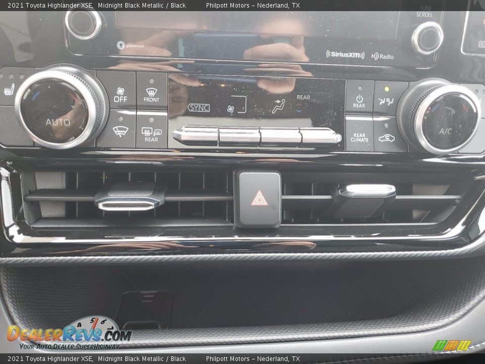 2021 Toyota Highlander XSE Midnight Black Metallic / Black Photo #24