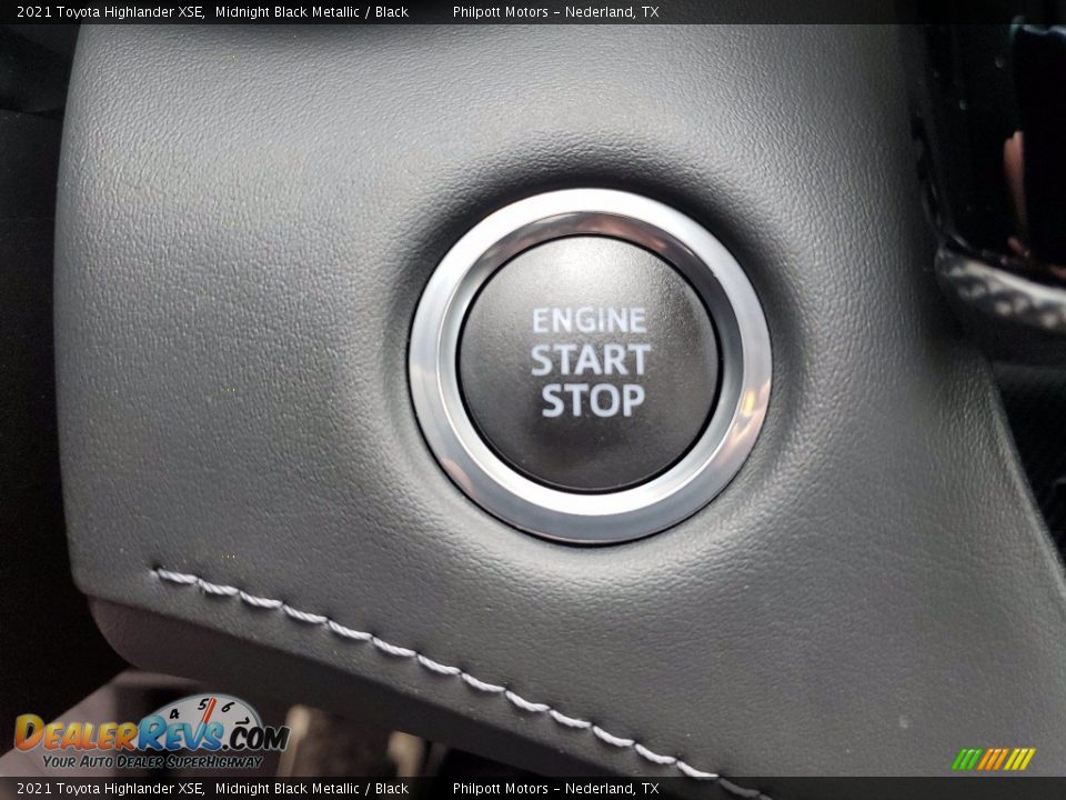 2021 Toyota Highlander XSE Midnight Black Metallic / Black Photo #25