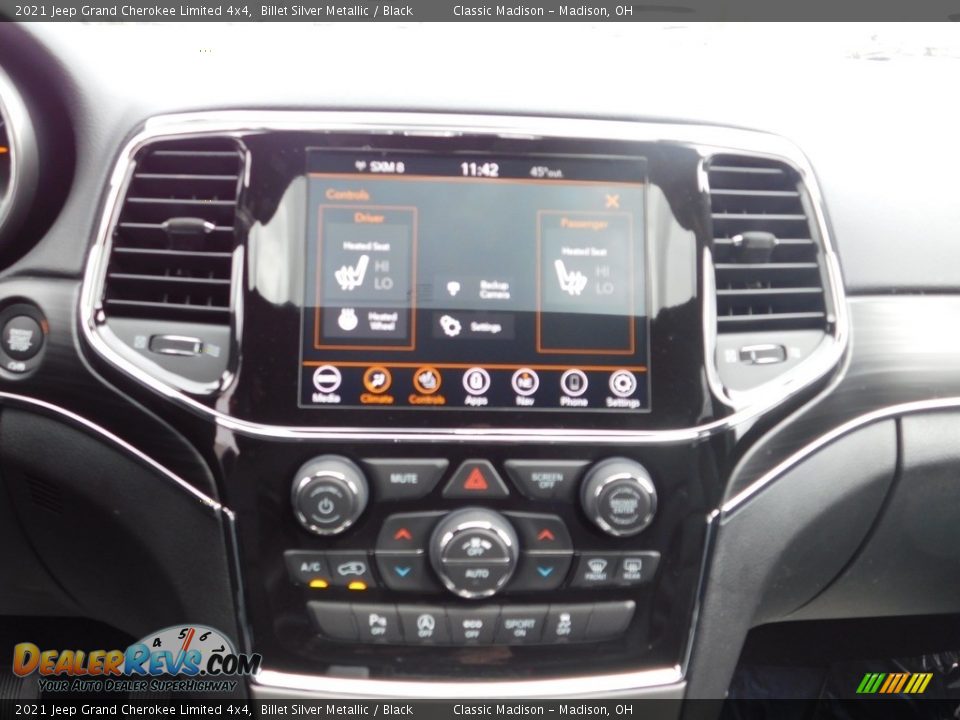 2021 Jeep Grand Cherokee Limited 4x4 Billet Silver Metallic / Black Photo #7