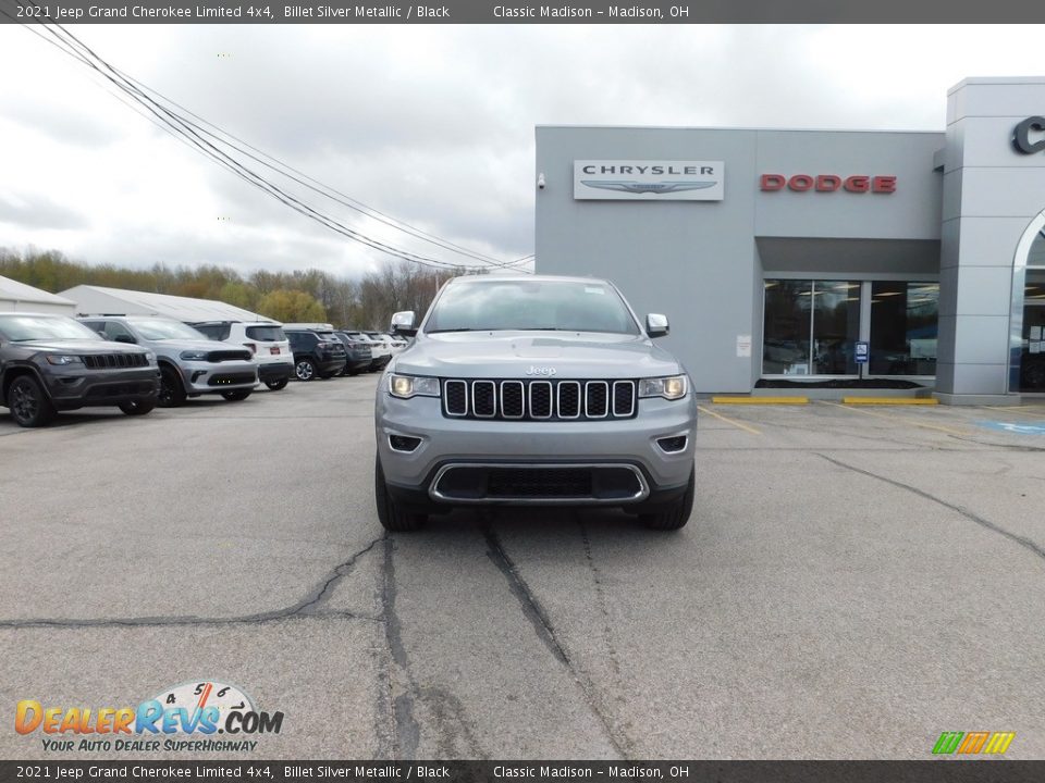 2021 Jeep Grand Cherokee Limited 4x4 Billet Silver Metallic / Black Photo #10