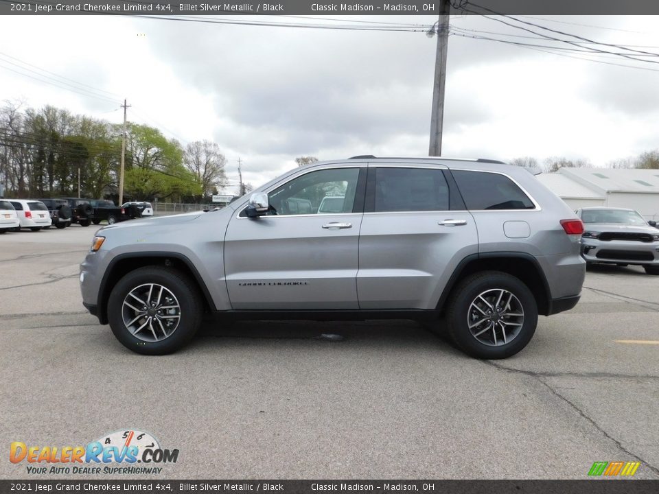 2021 Jeep Grand Cherokee Limited 4x4 Billet Silver Metallic / Black Photo #11